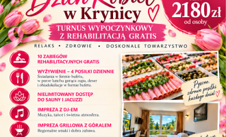 Klub "Sobótka" zaprasza na Dzień Kobiet w Krynicy Zdrój