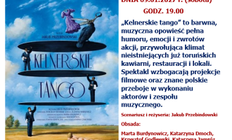 Klub "Kameleon" zaprasza na spektakl muzyczny - "Kelnerskie tango".